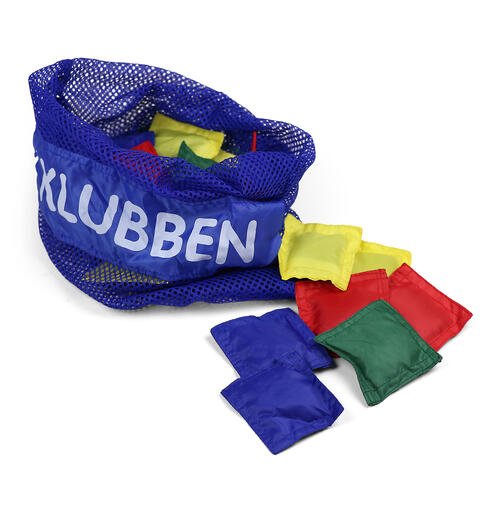 24 bean bags in a small mesh bag 3x3 inches waterrepellent