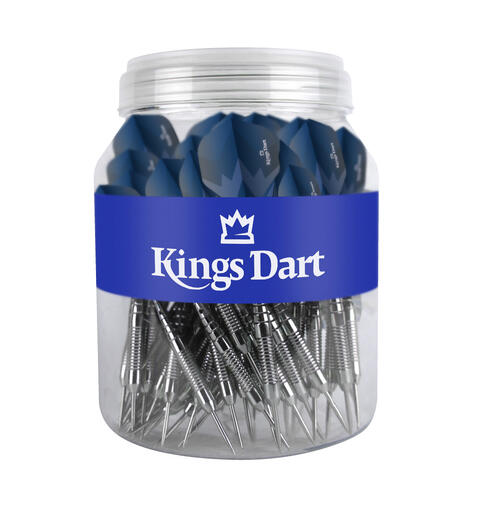 Dartpiler Kings Dart Steeltip (50) 20 gram | til tradisjonell dart | Bl&#229;