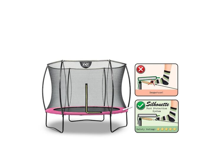 Exit Toys | Silhouette Trampoliini 427 cm | Vaaleanpunainen 