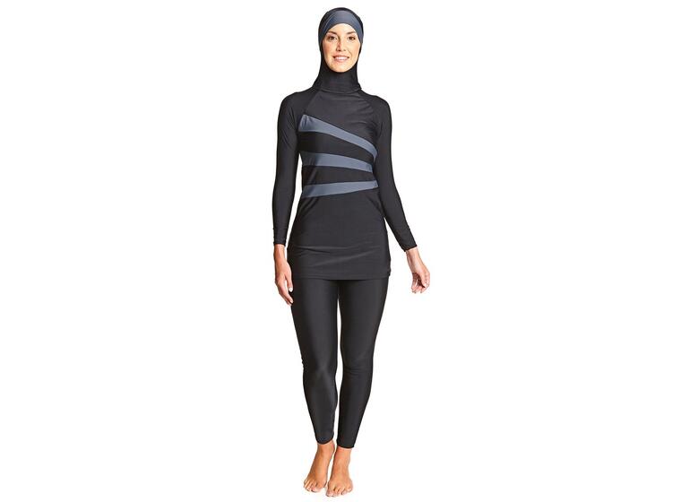 Meelup Burkini Badedrakt EU44 Zoggs | Svart | Elastomax UPF50+ 