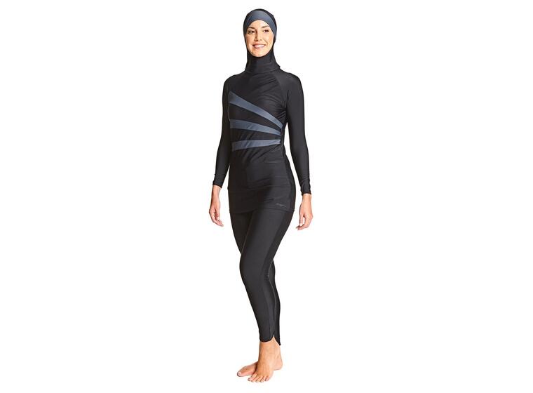 Meelup Burkini Badedrakt EU44 Zoggs | Svart | Elastomax UPF50+ 