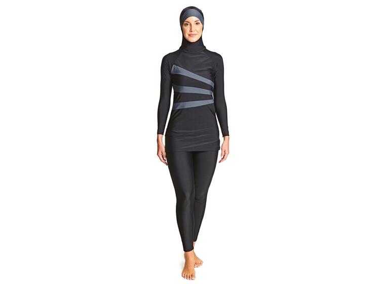 Meelup Burkini Badedrakt EU44 Zoggs | Svart | Elastomax UPF50+ 
