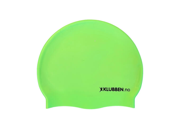 SILICONE STANDARD CAP JR Green KLUBBEN LOGO 