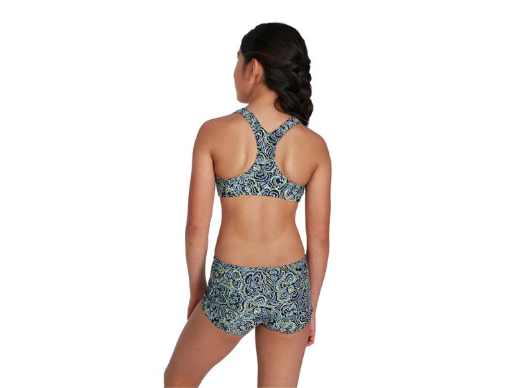 Speedo | Allover 2 Uimapuku Tankini | Mustavalkoinen | Koko 116 cm