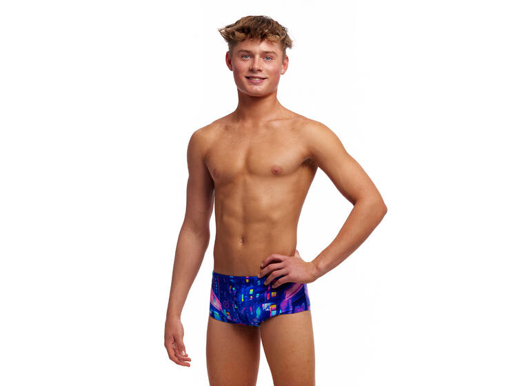 Funky Trunks Jr | Cyber City Uimahousut Sidewindwer Trunks | Koko 140 