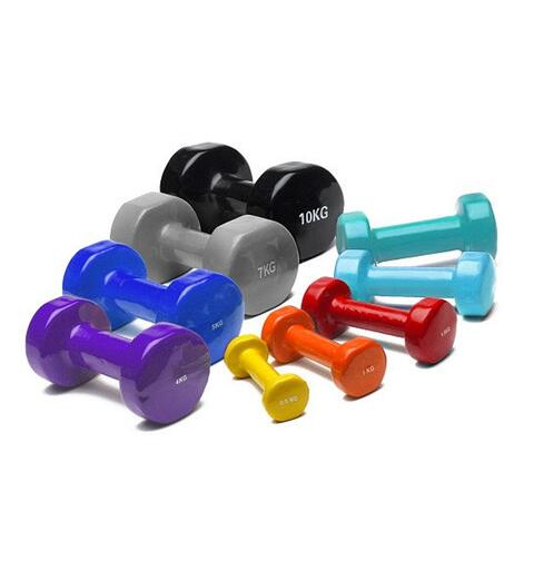 Manualer av jern med plastbelegg Fra 0,5 til 10 kg