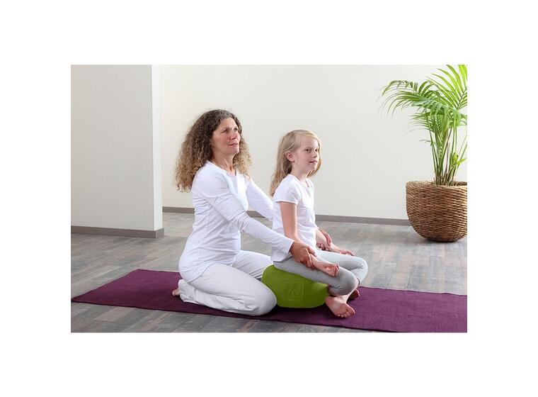 Sittepute Rondo Liten yogapute | Grå Høyde 15 cm | Diameter 30 cm 