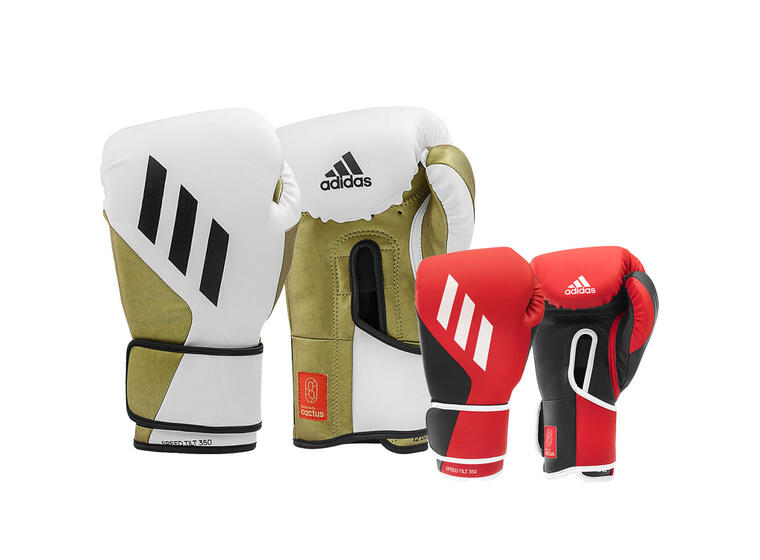 Adidas | Speed Tilt Nyrkkeilyhanskat 16 oz | Valkoinen/kulta 