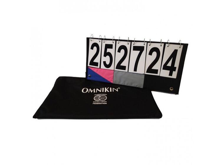 KIN-BALL® sport scoreboard Pink, black, grey in plastic 