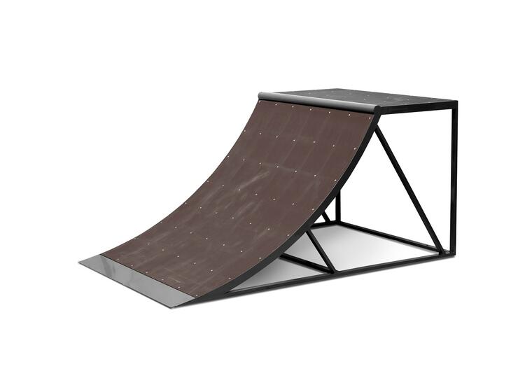 Skeittiramppi Quarterpipe 205x125x98 cm 
