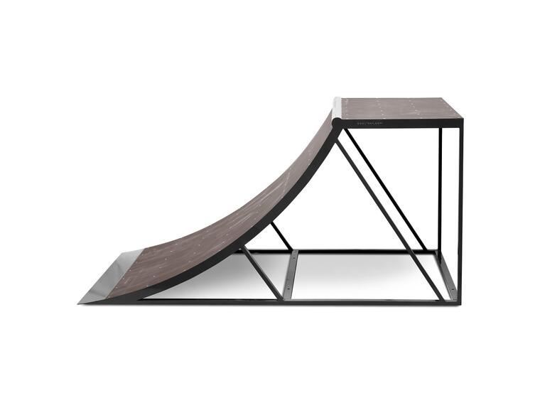 Skeittiramppi Quarterpipe 205x125x98 cm 