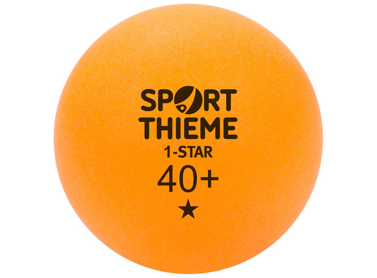 Sport-Thieme Ace pingispallo 6 kpl | Oranssi | Harjoittelu 