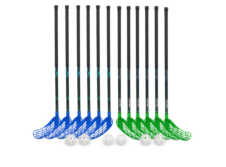 Sport-Thieme | Salibandysetti Offense 12 Mailaa | 6 Palloa | 87 cm 