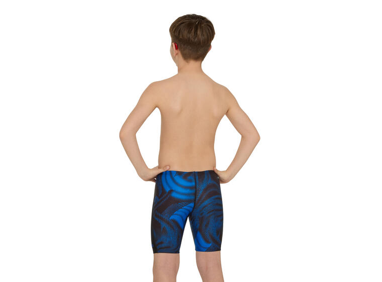 Web Cruise Mid Jammer Badebukse jr 152cm Zoggs | Svart/Blå | Ecolast 