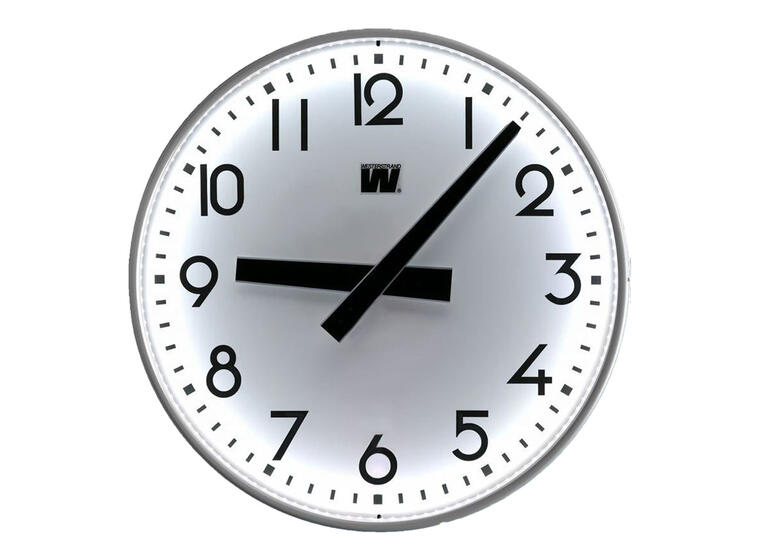 Westerstrand | Analoginen Kvartsikello 60 cm | LED-valaistus | GPS | 230 VAC 