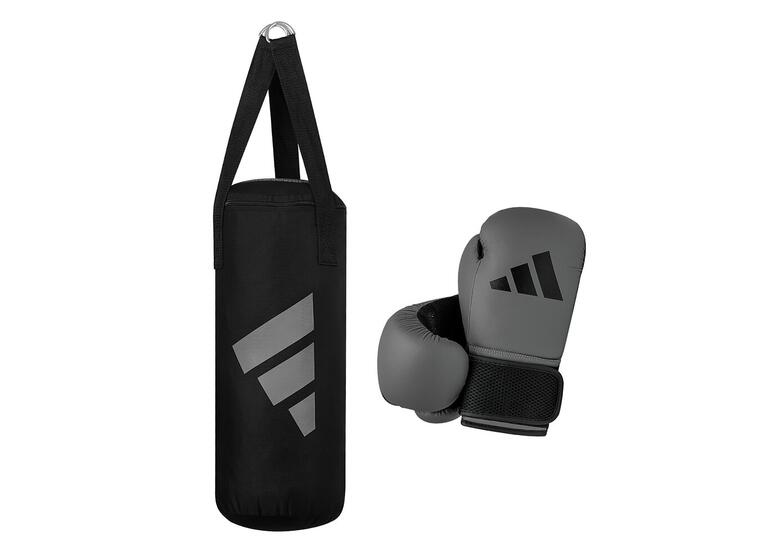 Adidas nyrkkeilysetti Boxing Kit 8 oz 10–16-vuotiaille | Harmaa 