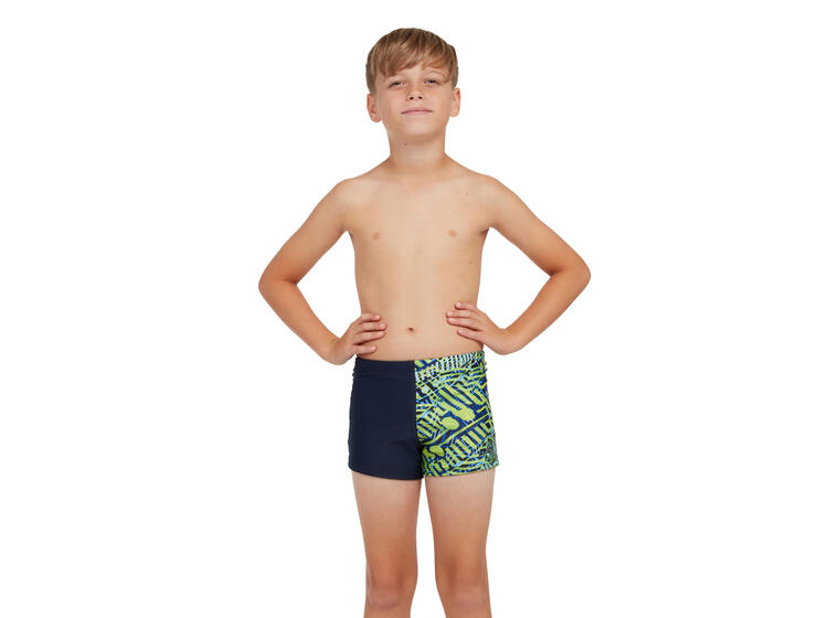 Inca Hip Racer Badebukse jr 140cm Zoggs | Blå/Flerfarget | Ecolast 