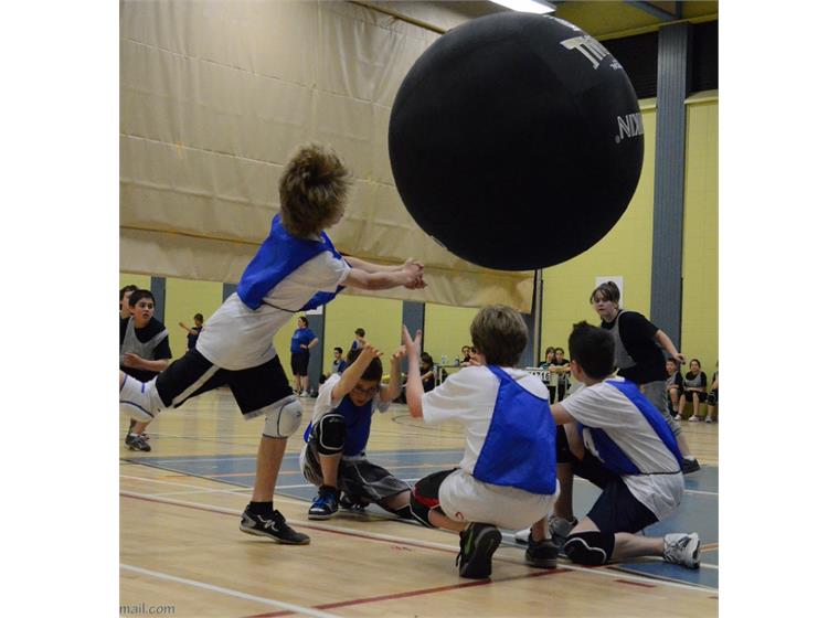 KIN-BALL® Sport - Musta 122 cm  - Sisäkäyttöön