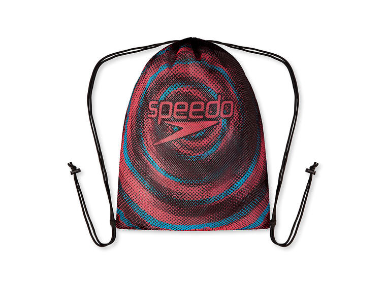 Speedo | Varustekassi Mesh Bag 35 l | Musta-Punainen 