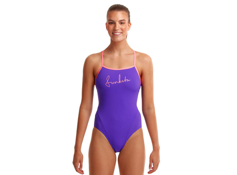 Funkita | Purple Punch Uimapuku 34 Violetti | Single Strap One Piece 