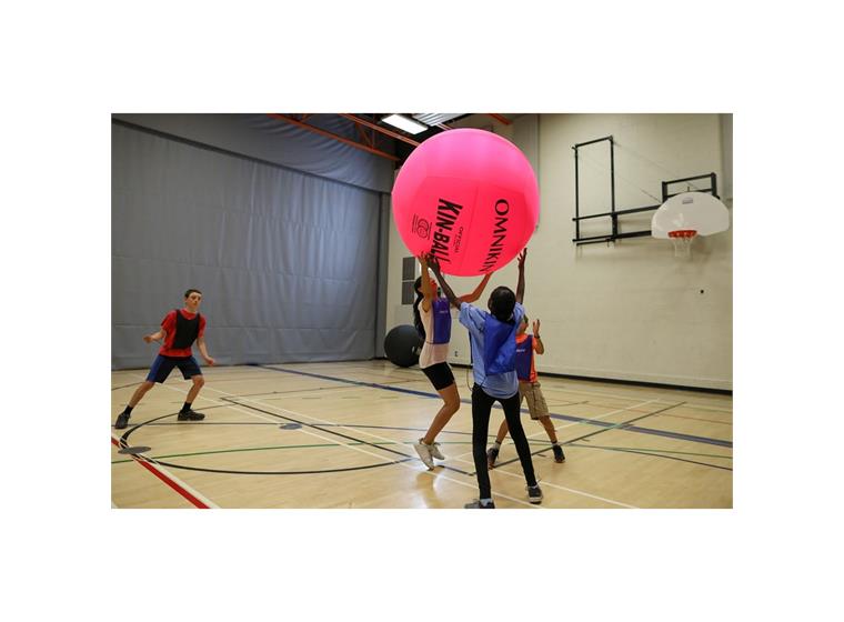 KIN-BALL®  Sport - Pinkki 122 cm - Sisäkäyttöön