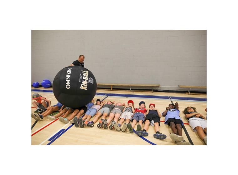 KIN-BALL®  Sport - Pinkki 122 cm - Sisäkäyttöön