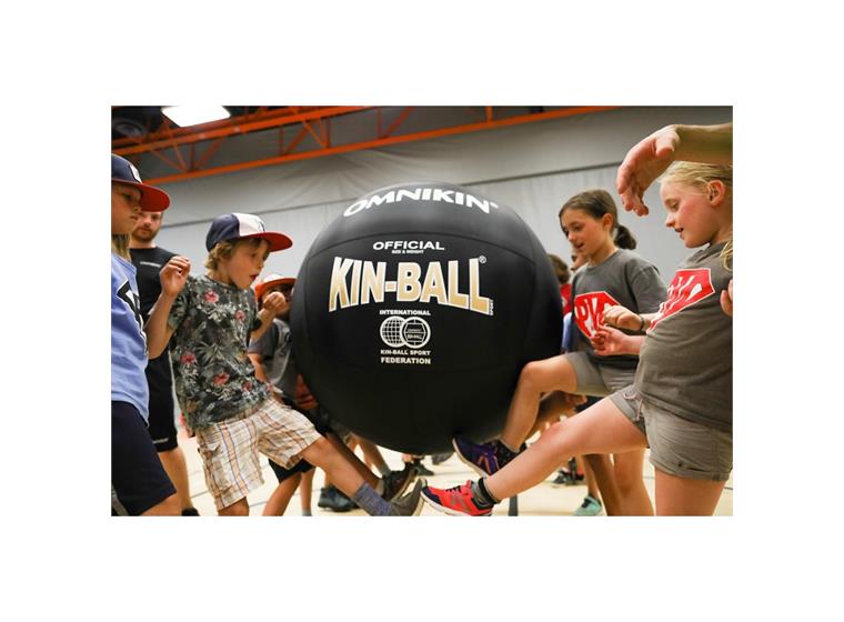 KIN-BALL®  Sport - Pinkki 122 cm - Sisäkäyttöön