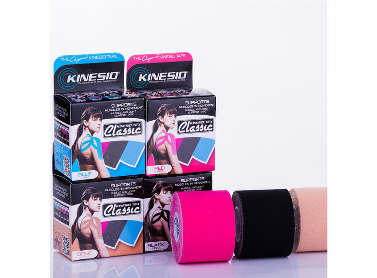 Kinesiotape Kinesio Tex Classic | Rosa Lengde 4 m | Bredde 5 cm 