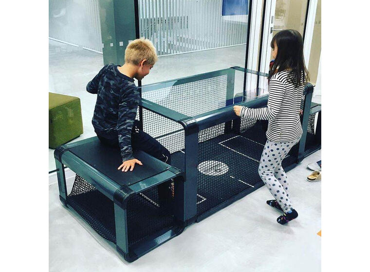Teqball | Jalkapallopeli Subsoccer 7 234x89 cm | Musta 