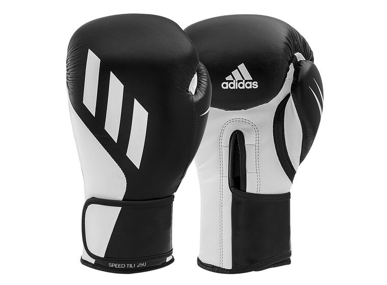 Adidas | Speed Tilt 250 Nyrkkeilyhanskat 12 oz | Musta/valkoinen 