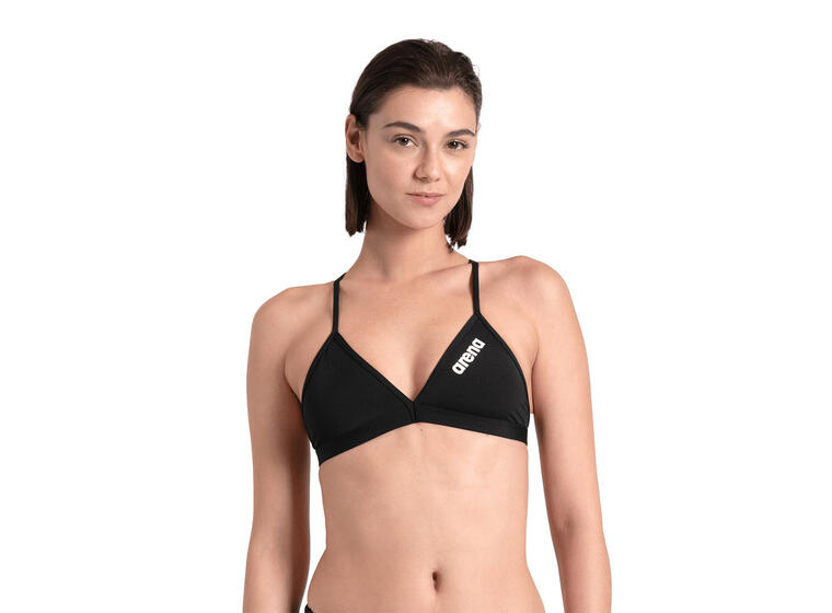 Arena | Solid Tie Back Bikiniyläosa Musta | MaxLife ECO | Koko 30 