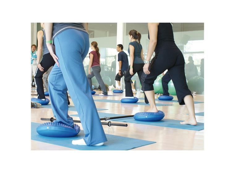 Balansepute Discosit 39cm med nupper (6) 6 ballputer. Godt alternativ til Dynair. 