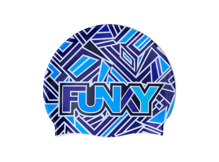 Funky | Uimalakki Silikoni | Blue Bits 