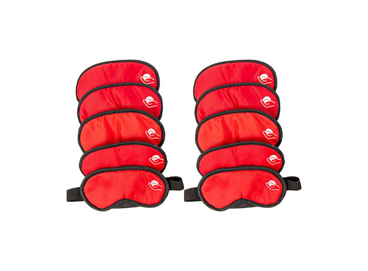 Blindemasker 10 røde 
