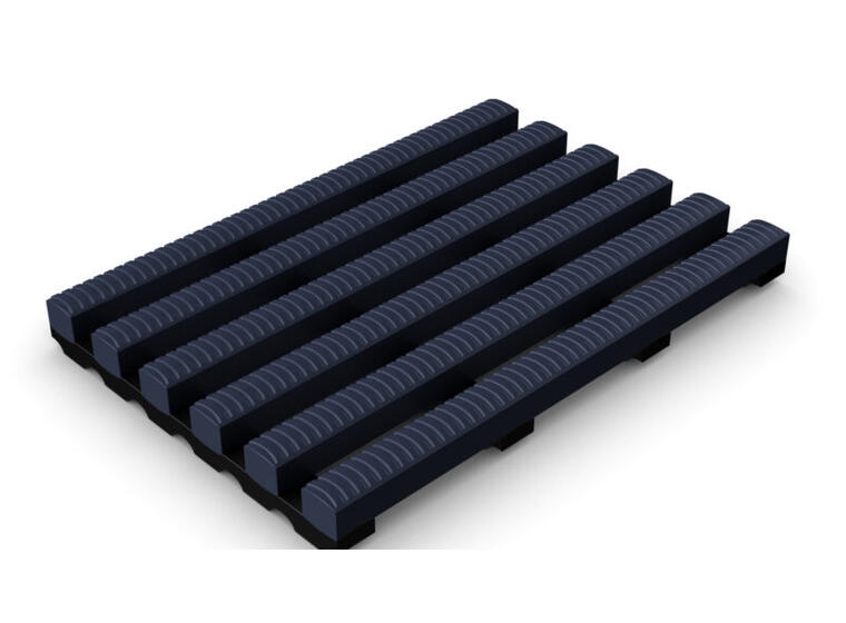 Heronrib -sklisikker matte 10x0,5 m Oxford Blue 