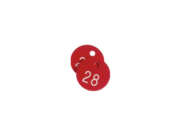 Numeroitu avaimenperä Muovia | 1 kpl 