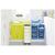 Stellematte til store stellebord 100 x 70 x 4 cm | Gul 