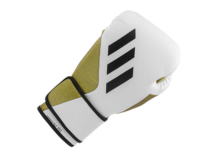 Adidas Speed Tilt 350V Boxing Gloves 14 White/Gold 