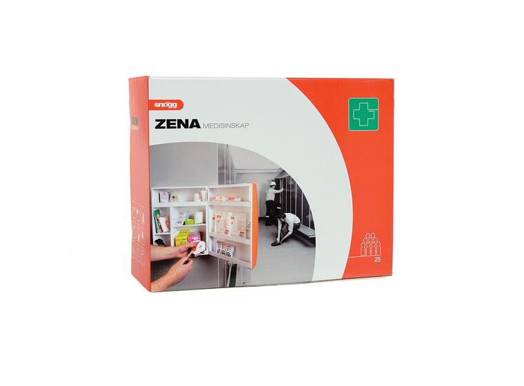 Ensiapukaappi Zena Sisältää ensiapuvälineitä 