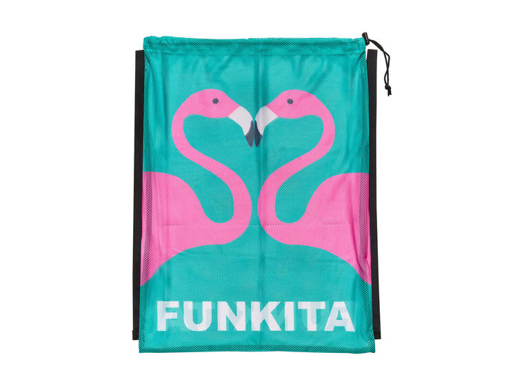 Funkita | Mesh Bag Go Flamingo | Verkkokassi 