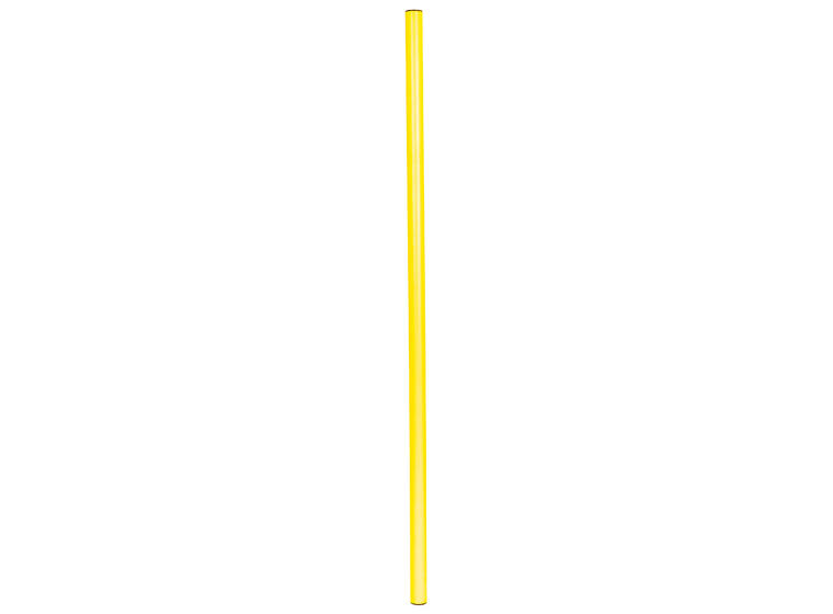 Kulmatolppa muovia Keltainen | Pituus 165 cm 