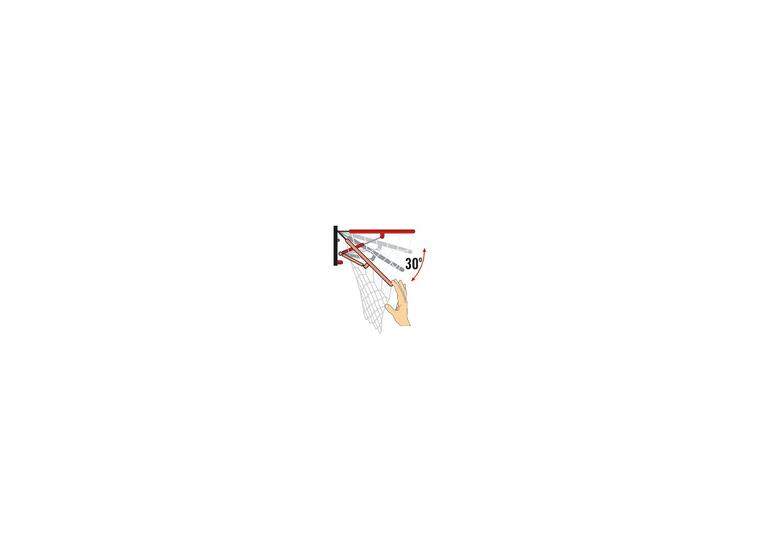 Sport-Thieme® "Indoor"  Foldable Basketb all Hoop 