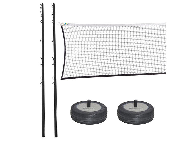 Sulkapallo- ja lentopalloverkko Tolpat 250 cm | Verkko 602x76 cm 