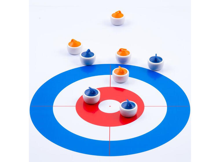 Longfield Curling- ja Shuffleboard-peli 180x39 cm 