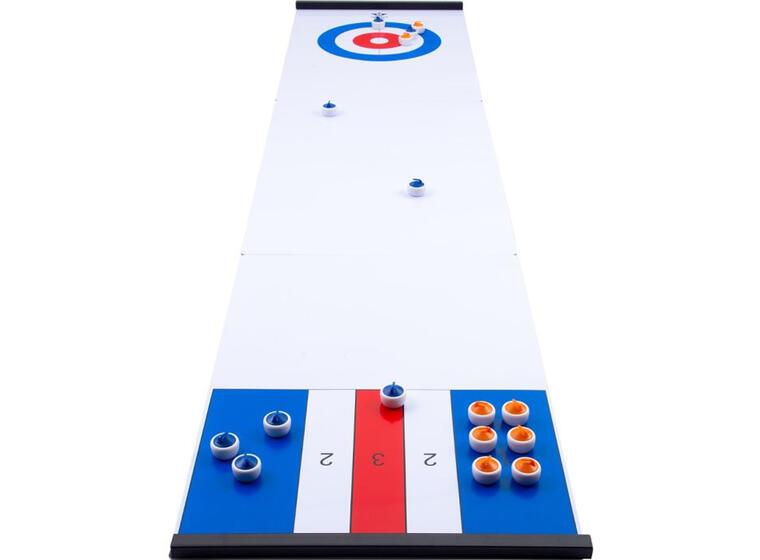 Longfield Curling- ja Shuffleboard-peli 180x39 cm 