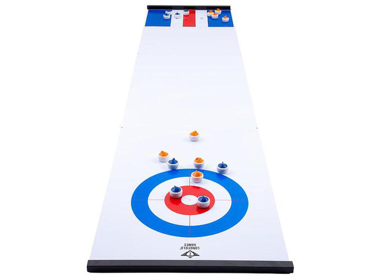 Longfield Curling- ja Shuffleboard-peli 180x39 cm 