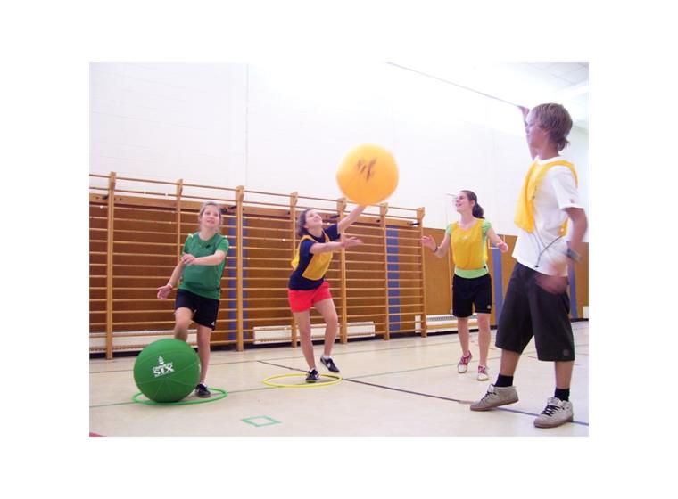 Omnikin® SIX Ball 46 cm | Blå Blå ball med ventilåpning 