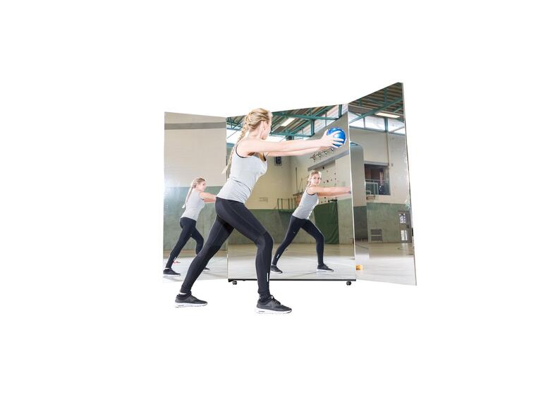 Sport Thieme | Taitettava peili kalvosta 300 x 175 cm 