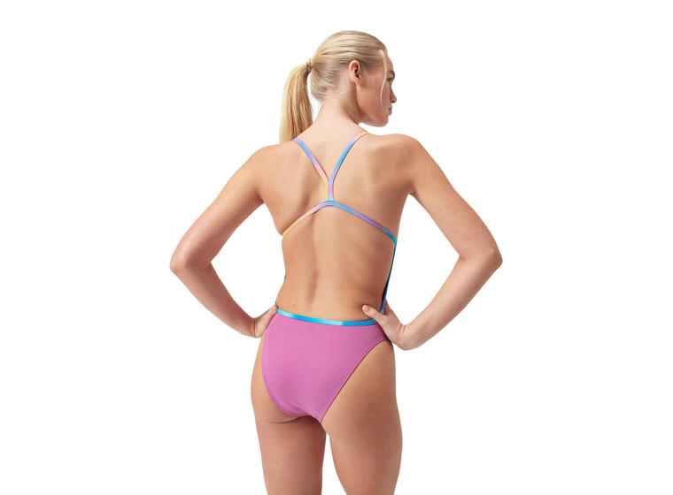 Speedo | Solid Uimapuku Pinkki | V-Back | EU34 