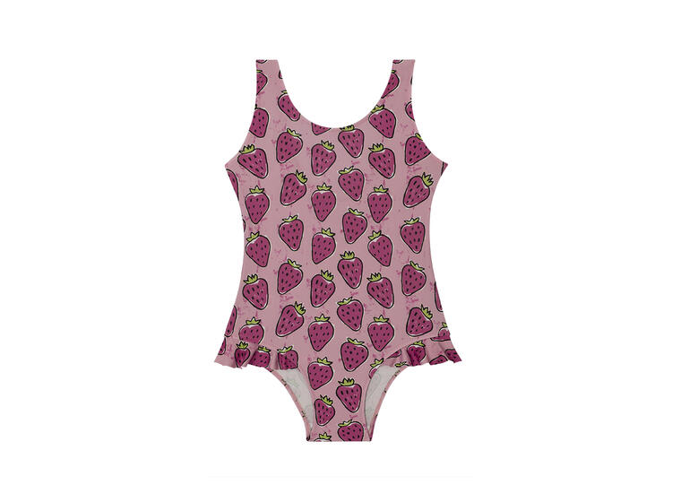 Strawberry Uimapuku 128-134cm Slipstop | Pinkki/Elastan 